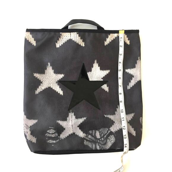 GEORGE GINA & LUCY Handbag Sack "The‎ Star" Deep Black Bag Backpack Bold Chic - Picture 5 of 10